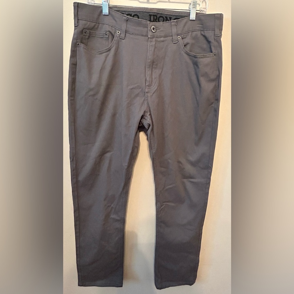 Iron Co. Pants Mens 34x30  Slate Gray  EUC‎